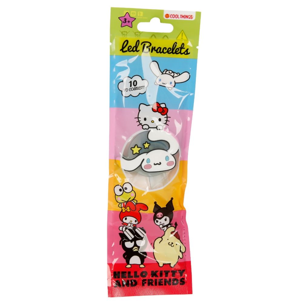 Bratara din silicon cu lumini LED, Hello Kitty and Friends