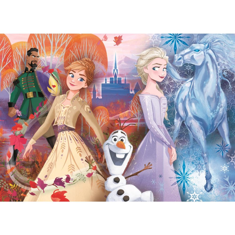 Puzzle Clementoni, Disney Frozen 2, 2 x 20 + 2 x 60 piese