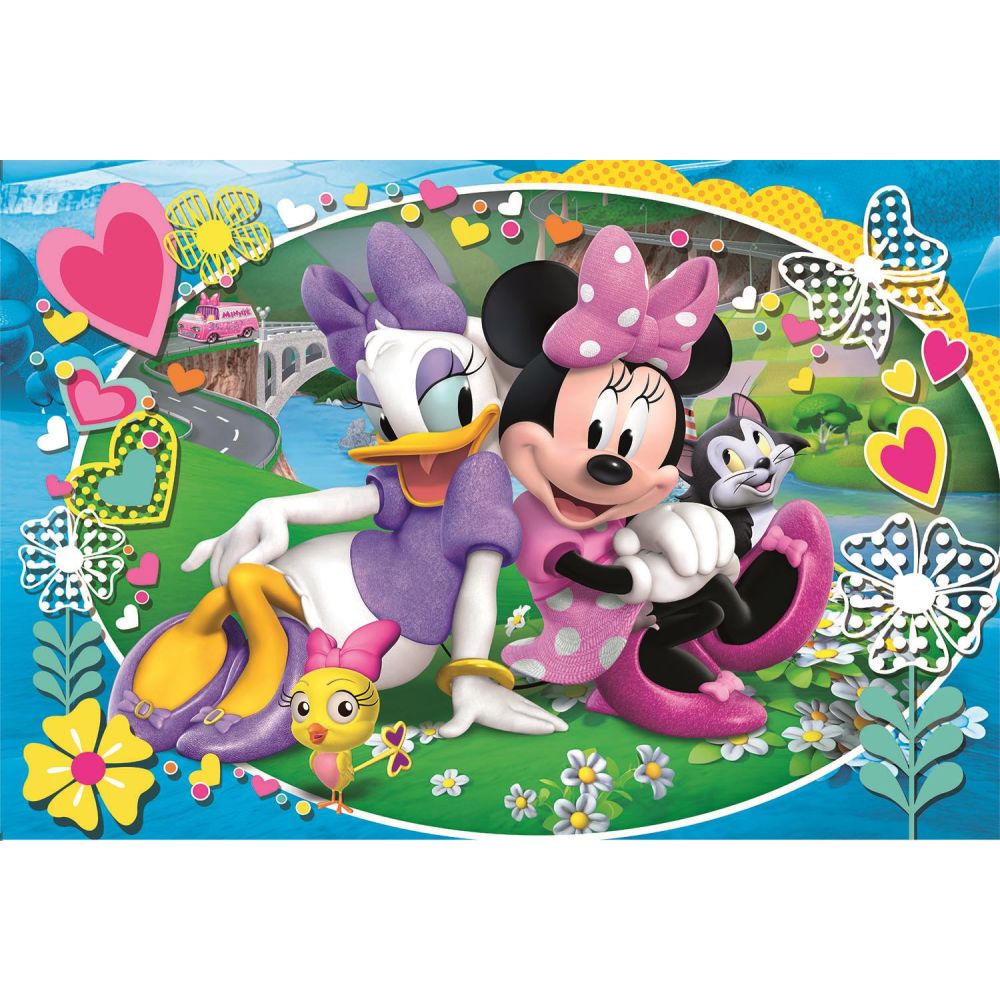 Puzzle Clementoni, Maxi, Disney Minnie Mouse, 104 piese