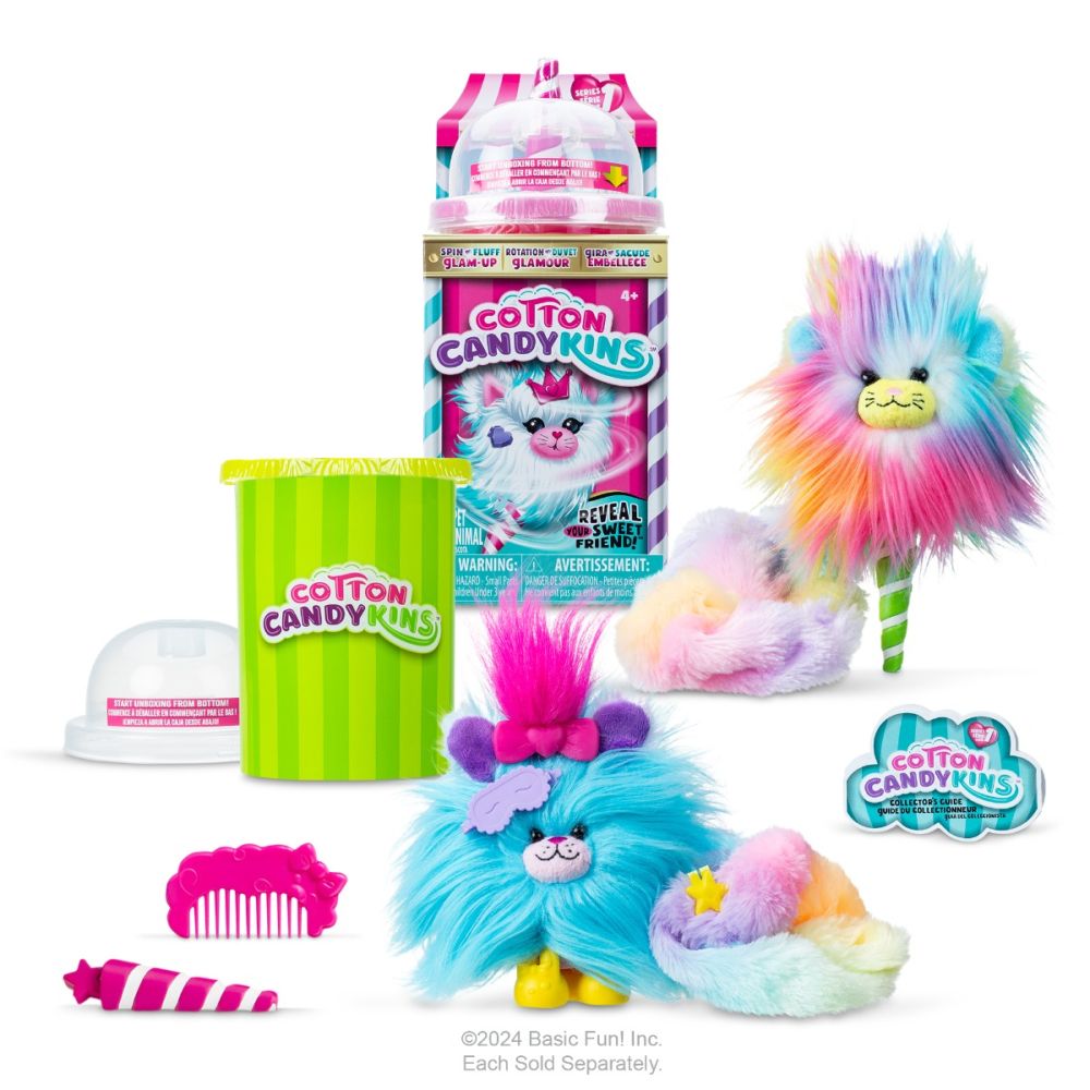 Jucarie de plus surpriza, Cotton Candykins, S1