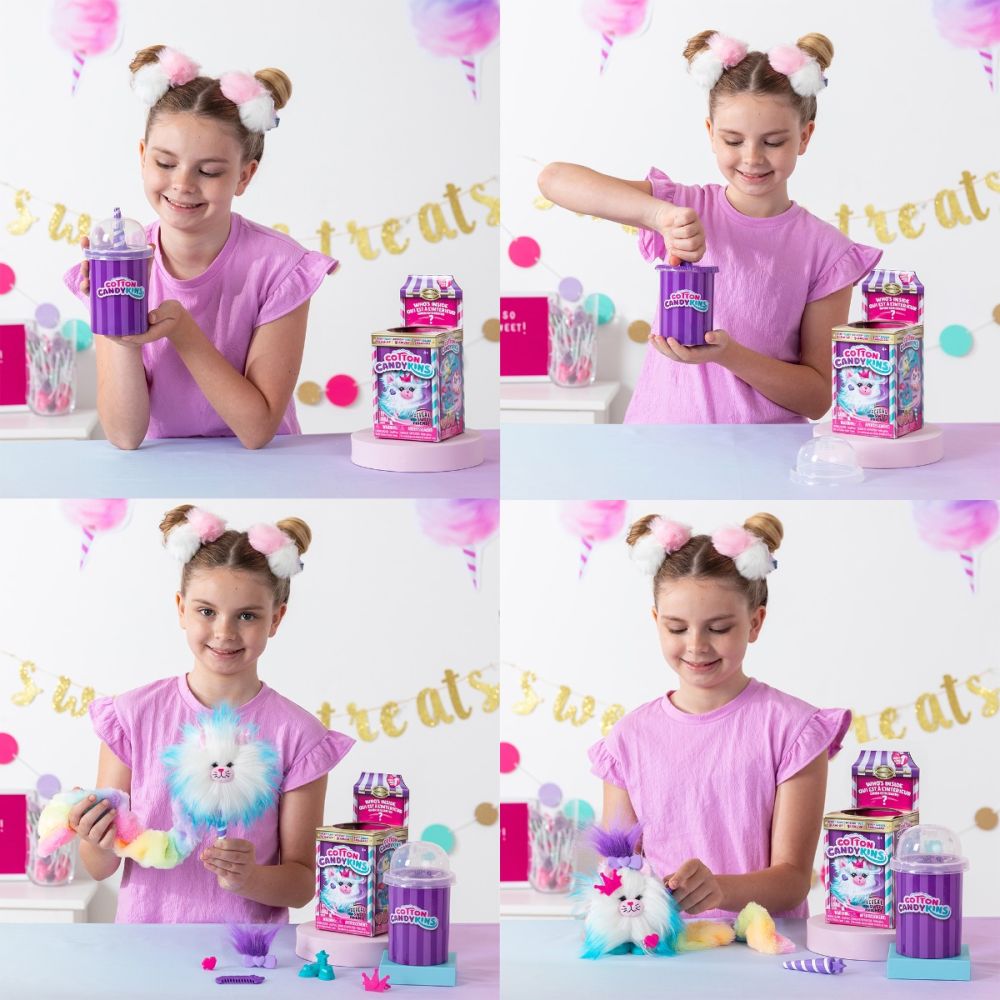 Jucarie de plus surpriza, Cotton Candykins, S1