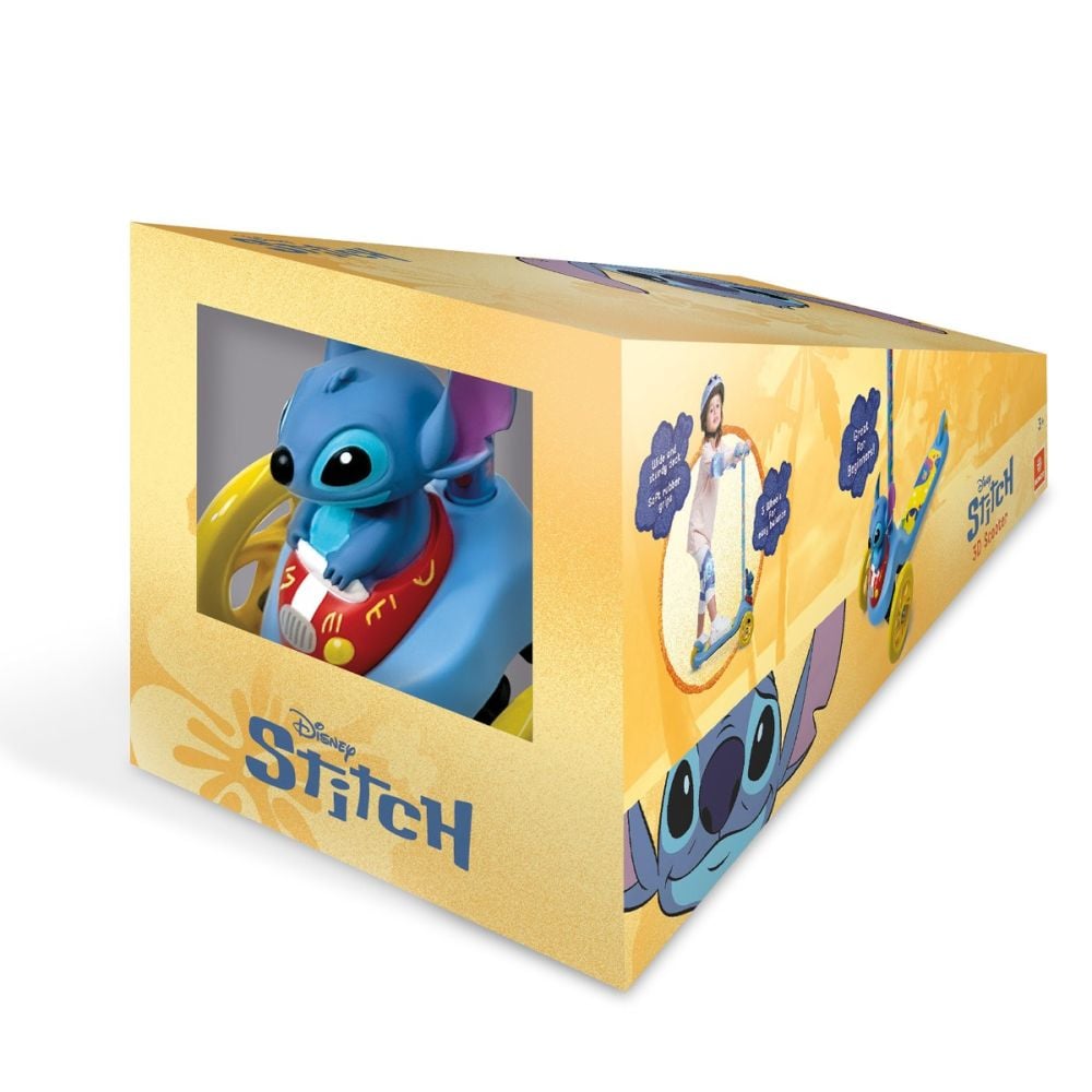 Trotineta cu 3 roti, Mondo, Disney Stitch 3D