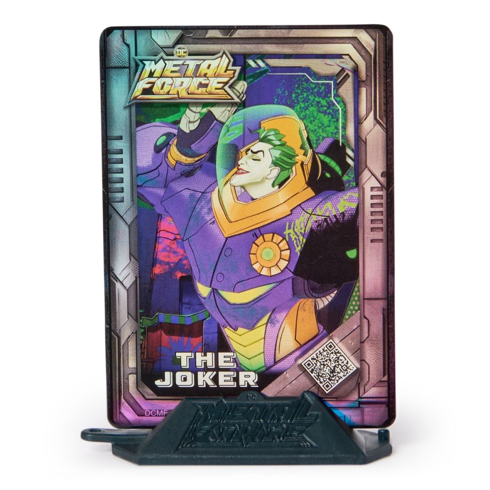 Set figurina cu armura, DC Comics, Metal Force, The Joker, 15 cm, 20148493