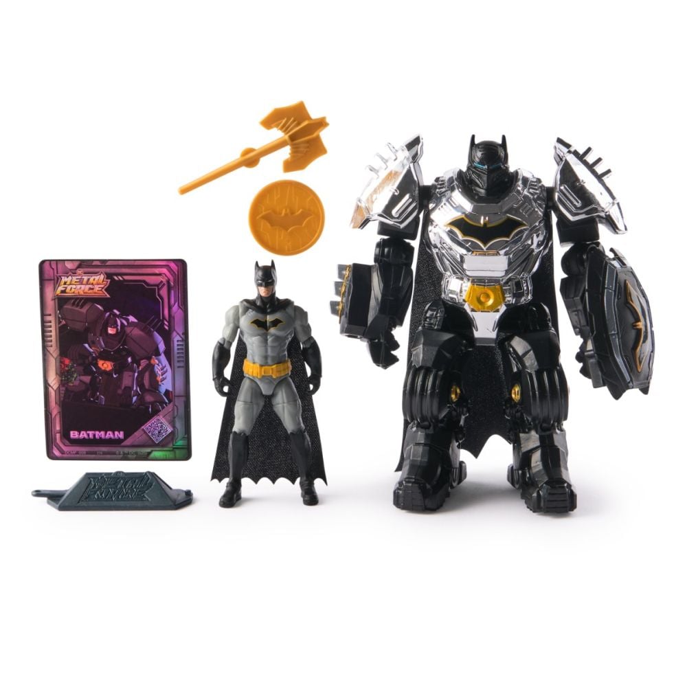 Set figurina cu armura, DC Comics, Batman, Metal Force, 15 cm, 20148492