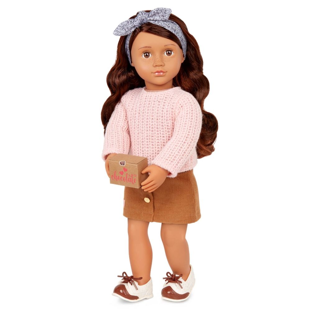 Papusa Coco cu atelier de ciocolata, Our Generation, 46 cm