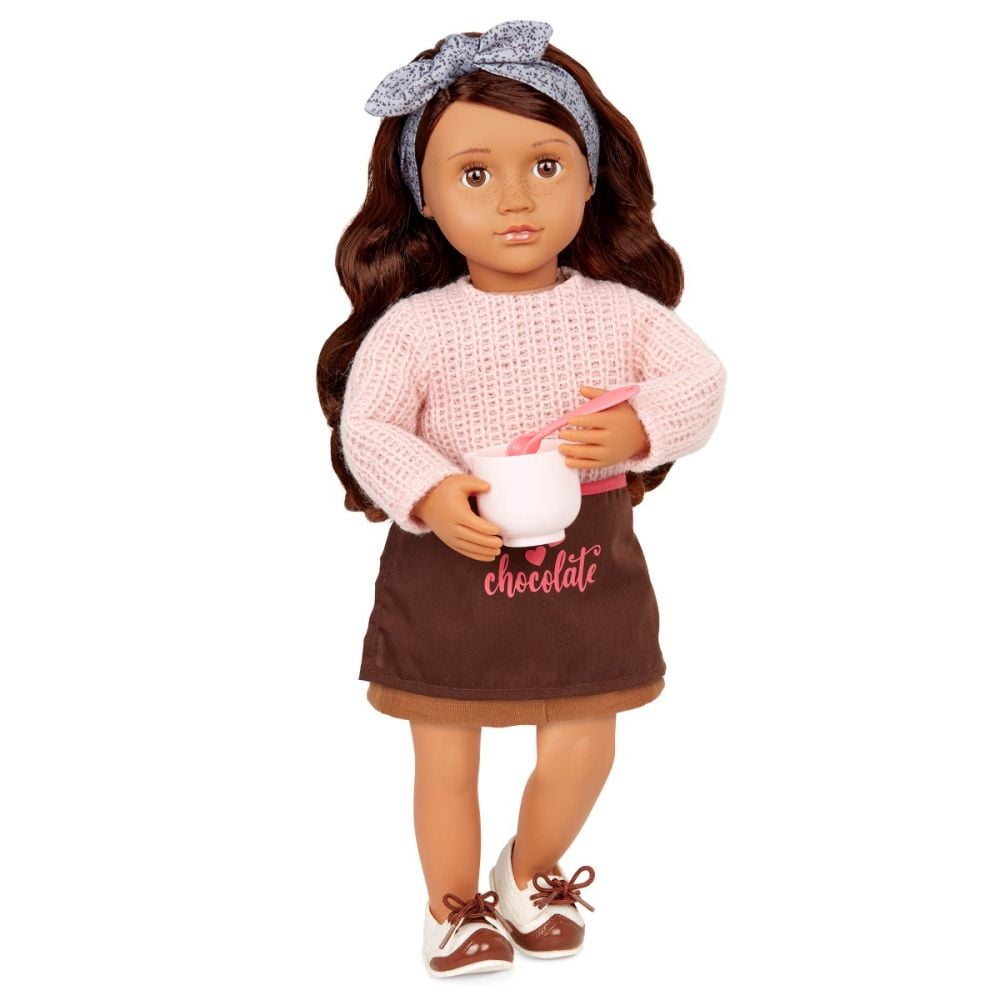 Papusa Coco cu atelier de ciocolata, Our Generation, 46 cm