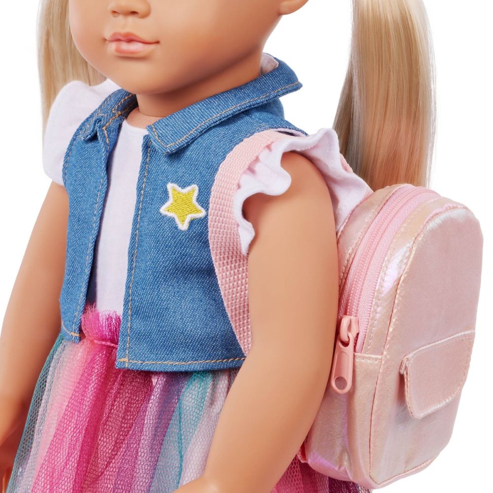 Papusa Evie in prima zi de scoala, Our Generation, 46 cm
