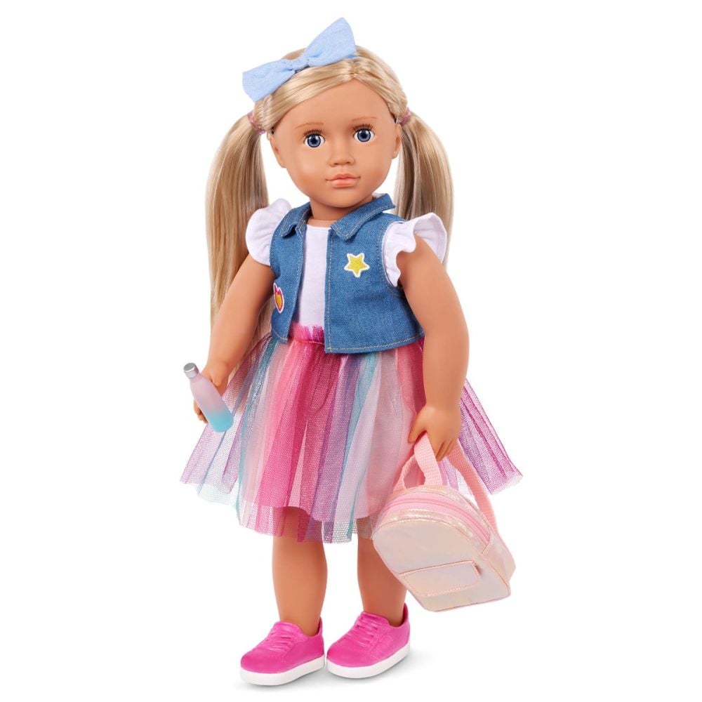 Papusa Evie in prima zi de scoala, Our Generation, 46 cm