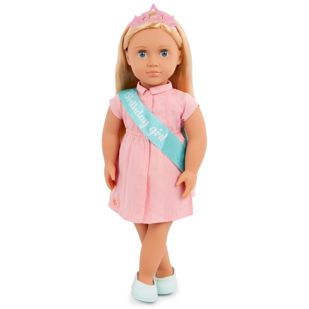 Papusa Brenna Birthday Girl, Our Generation 46 cm