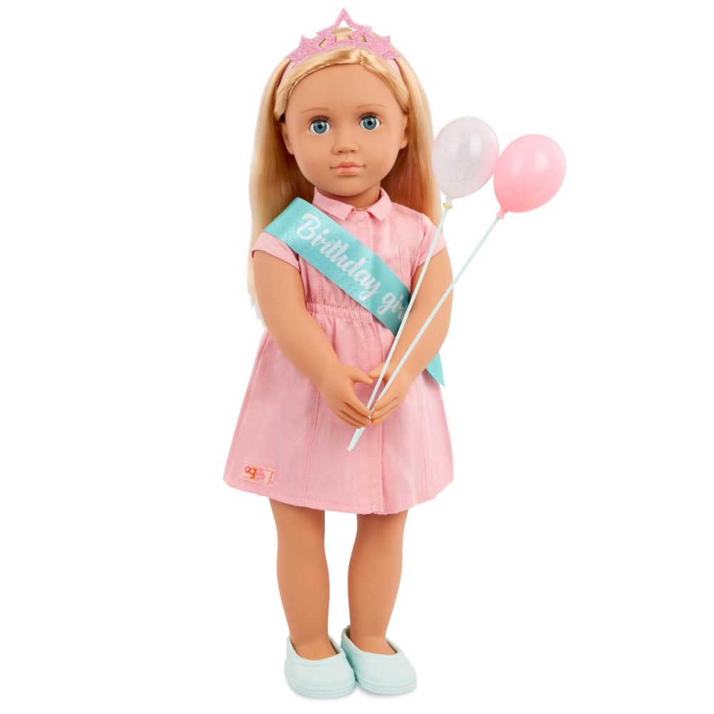 Papusa Brenna Birthday Girl, Our Generation 46 cm