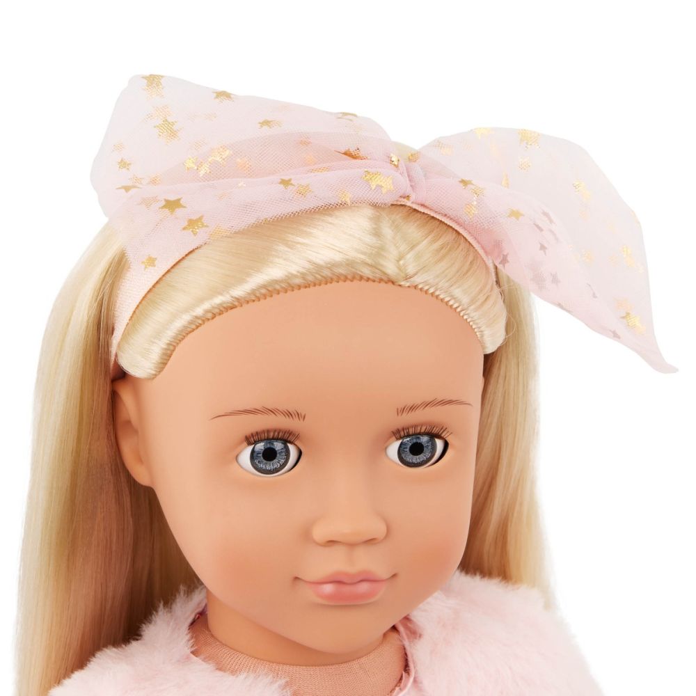 Papusa Miranda in rochita roz, Our Generation, 46 cm