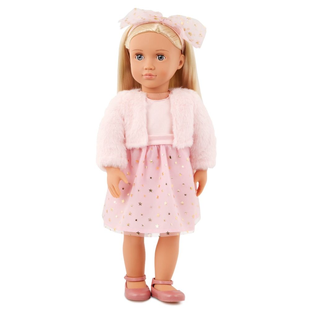 Papusa Miranda in rochita roz, Our Generation, 46 cm