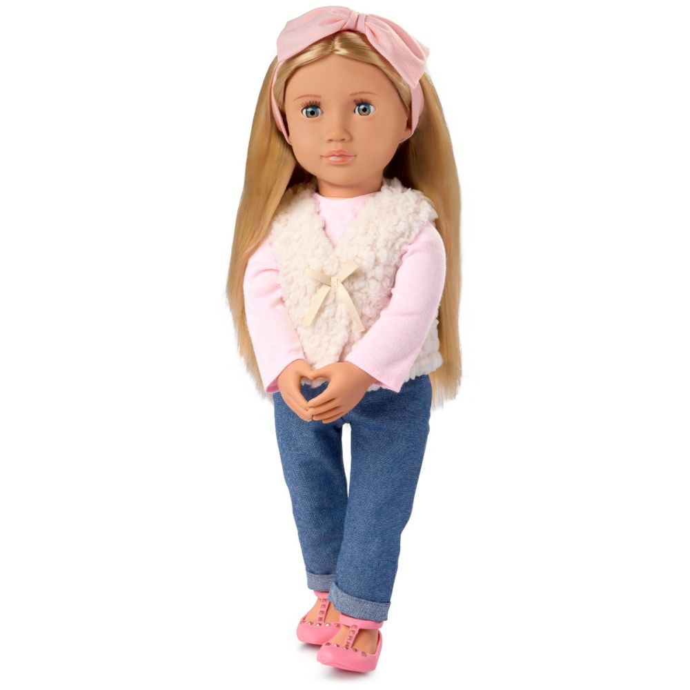 Papusa Emmie in blugi, Our Generation, 46 cm