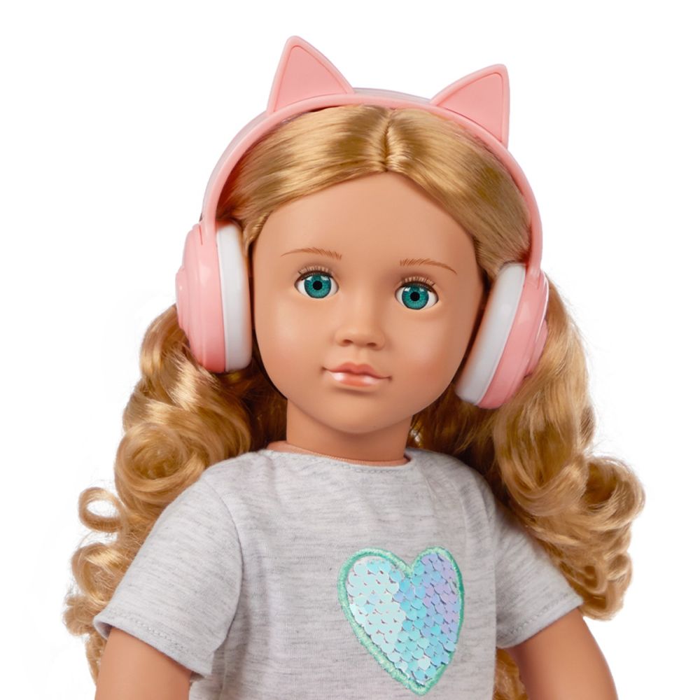 Papusa Linzi cu accesorii de calatorie, Our Generation, 46 cm