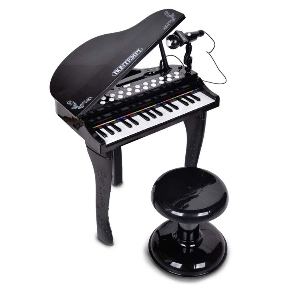 Pian electronic, Bontempi, cu microfon si scaun