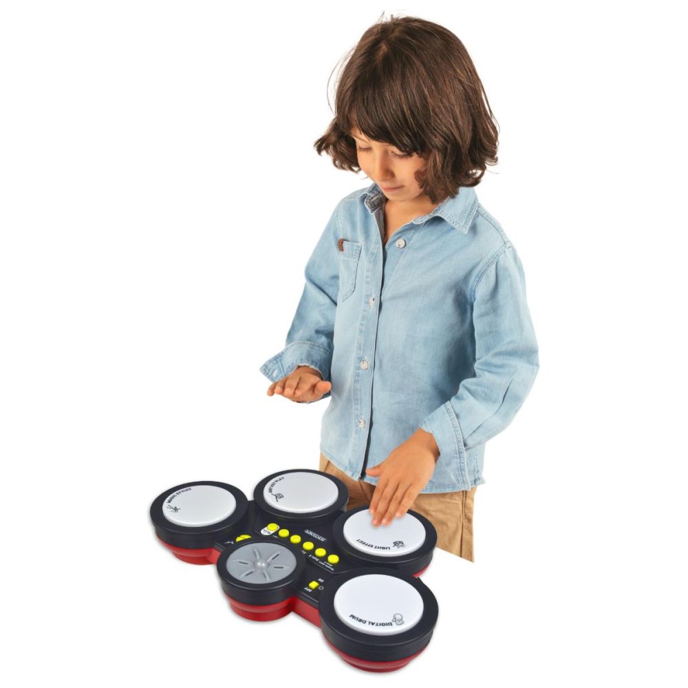 Toba digitala cu 4 pad-uri, Bontempi, 6 stiluri muzicale