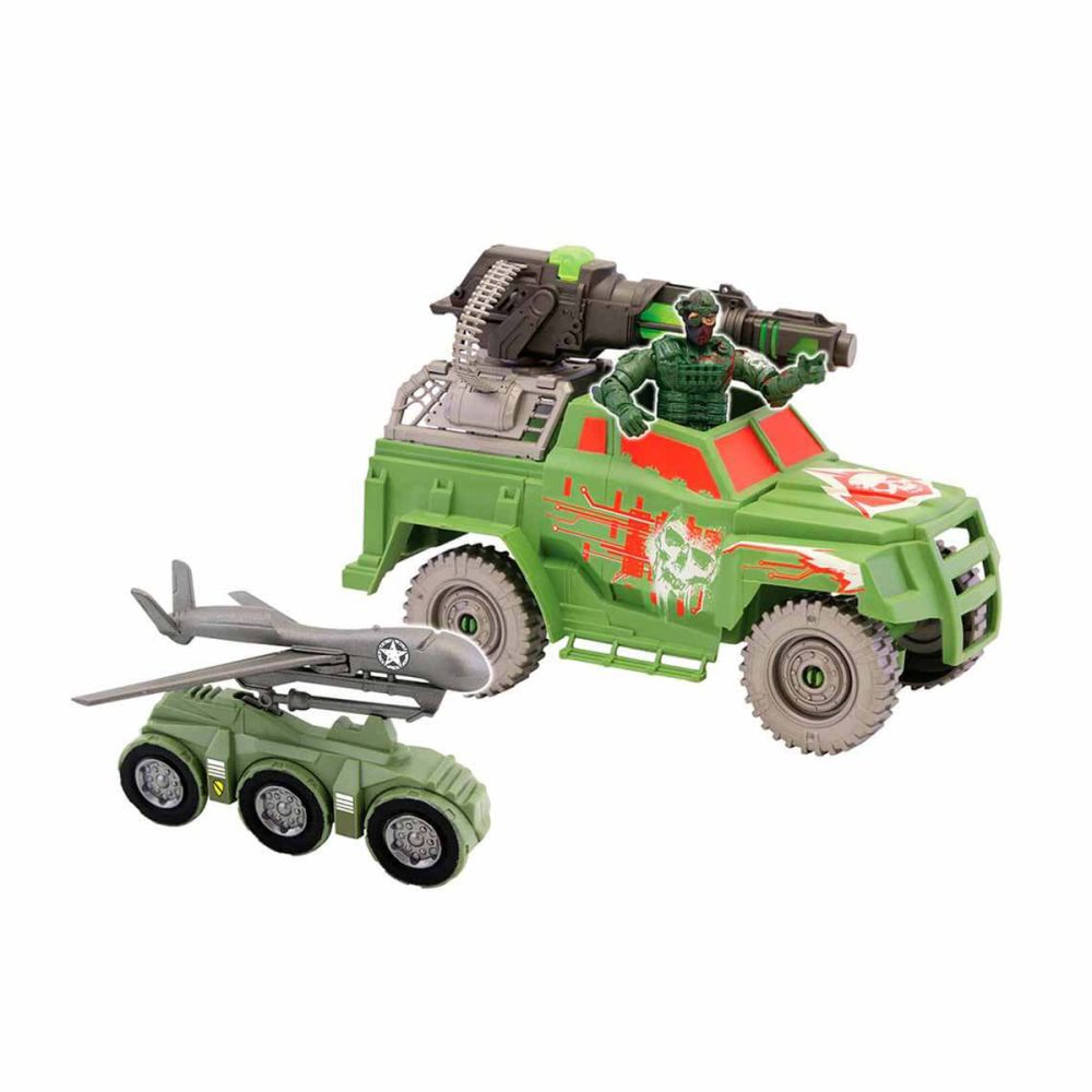 Set vehicul militar terestru si aerian, Lanard Toys, The Corps Universe