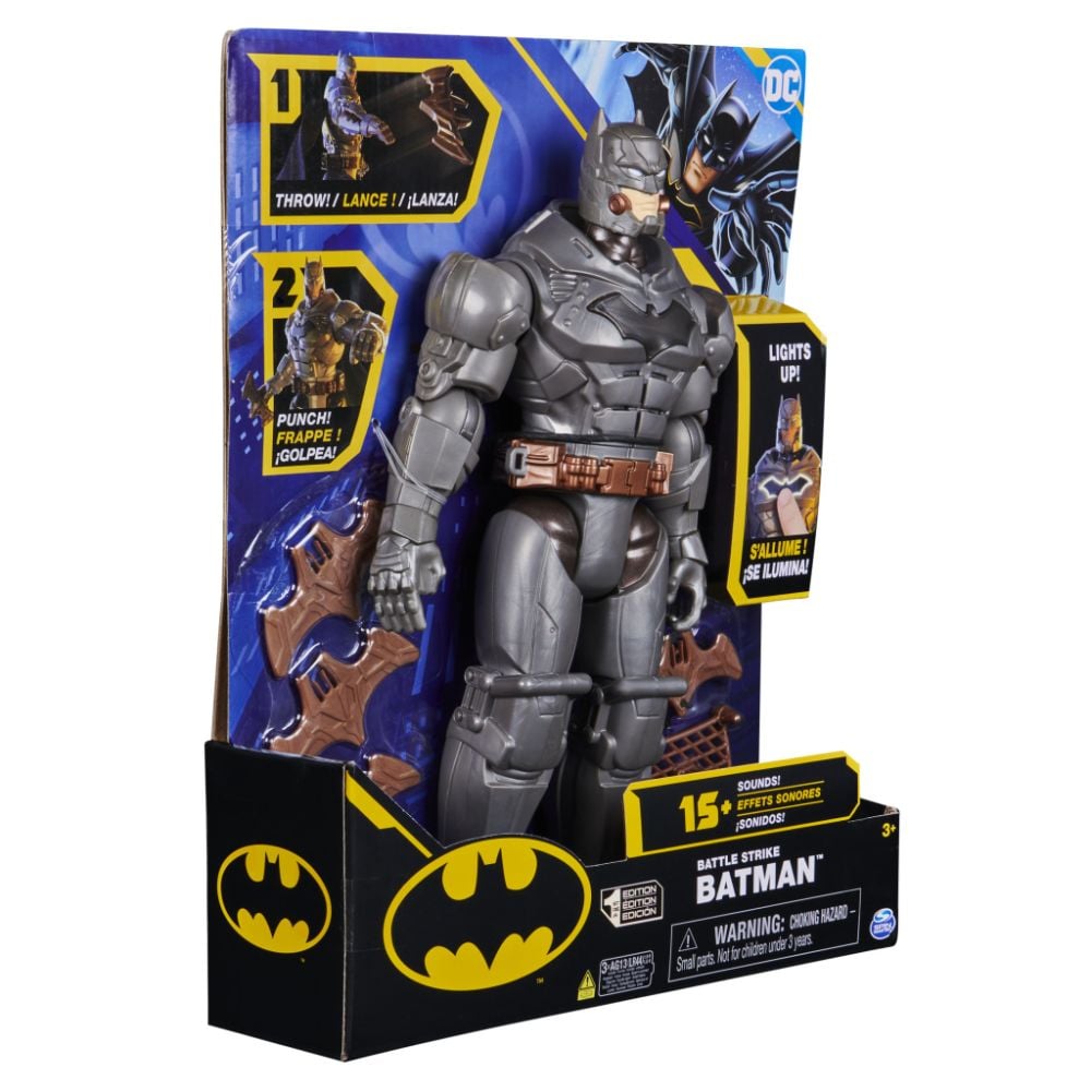 Figurina interactiva cu accesorii, DC Universe, Batman, 30 cm, 20138219