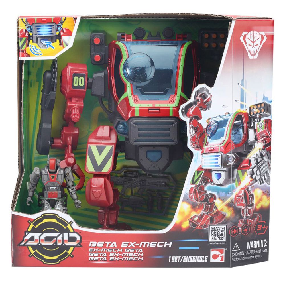 Set de joaca figurina si robot, ACID, Beta Ex-Mech | Noriel