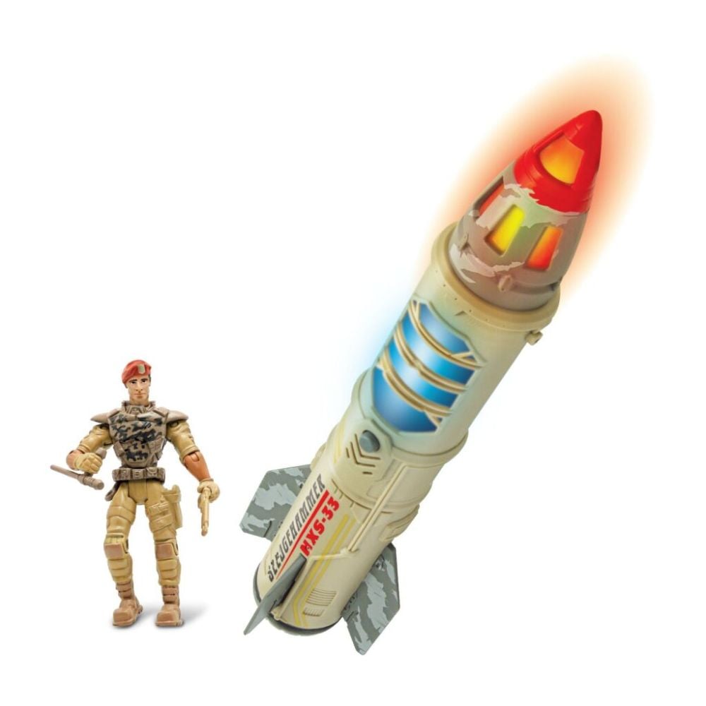 Racheta si figurina, Lanard Toys, The Corps Universe, Sledgehammer NX-33