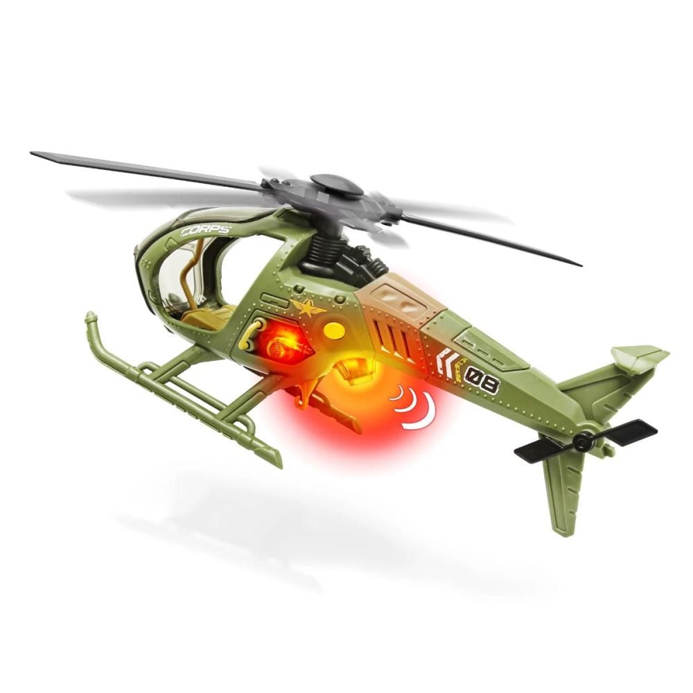Elicopter militar de lupta cu figurina, Lanard Toys, The Corps Universe