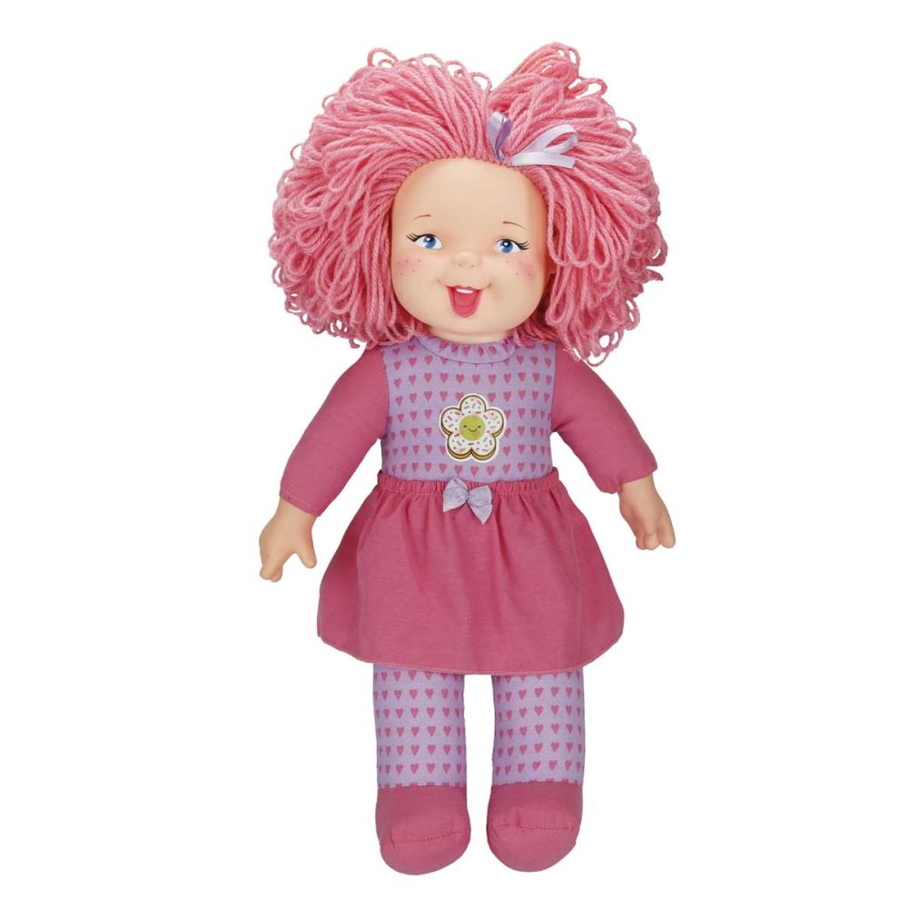 Papusa Rainbow Dolls, Dollz n More, cu par roz deschis, 45 cm