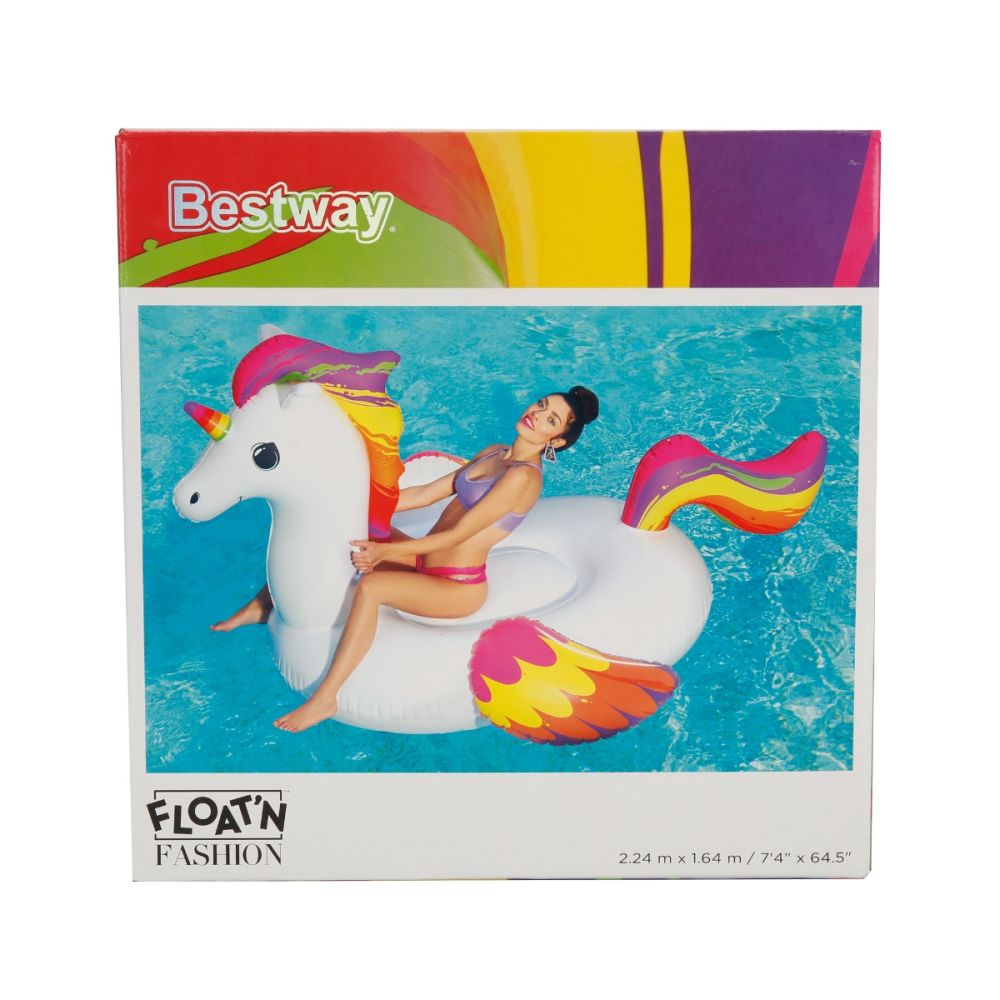 Unicorn gonflabil Ride-On, Bestway, 224 x 164 cm