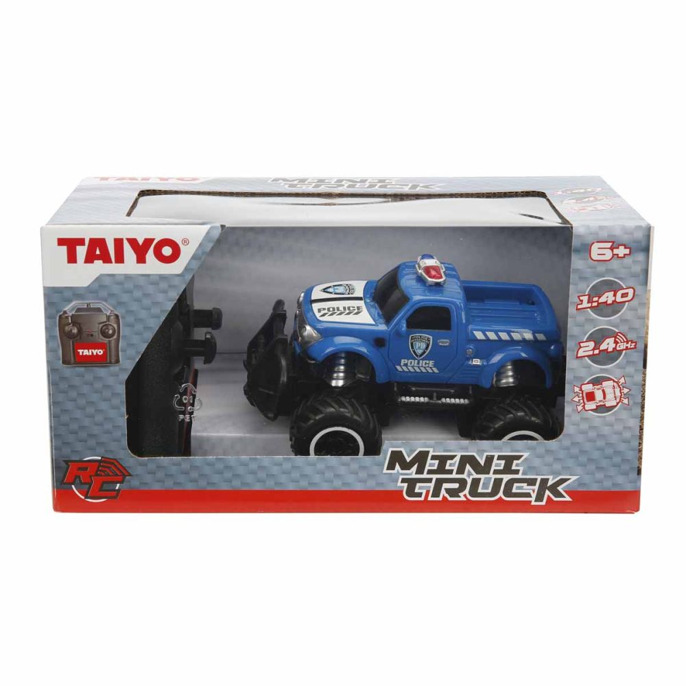 Masina cu telecomanda, Taiyo, Mini Truck, Police, 1:40
