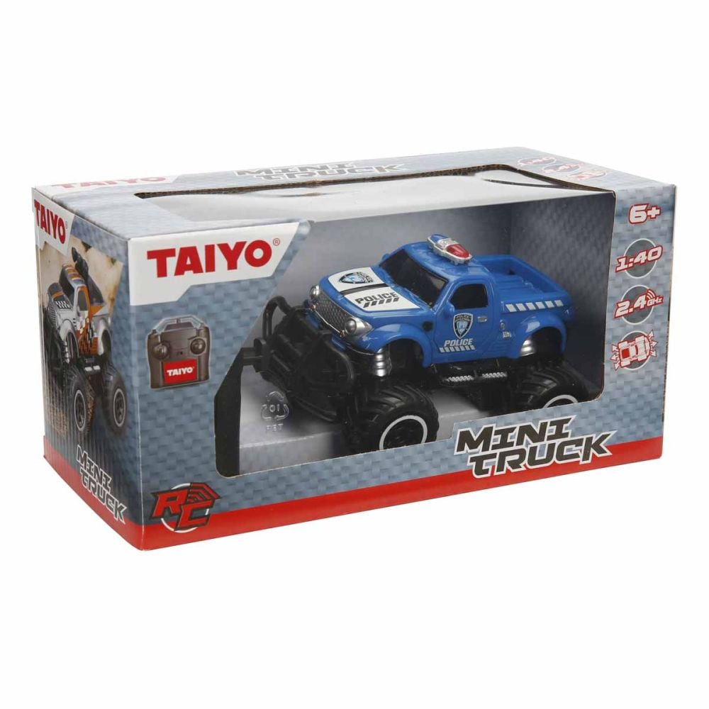 Masina cu telecomanda, Taiyo, Mini Truck, Police, 1:40