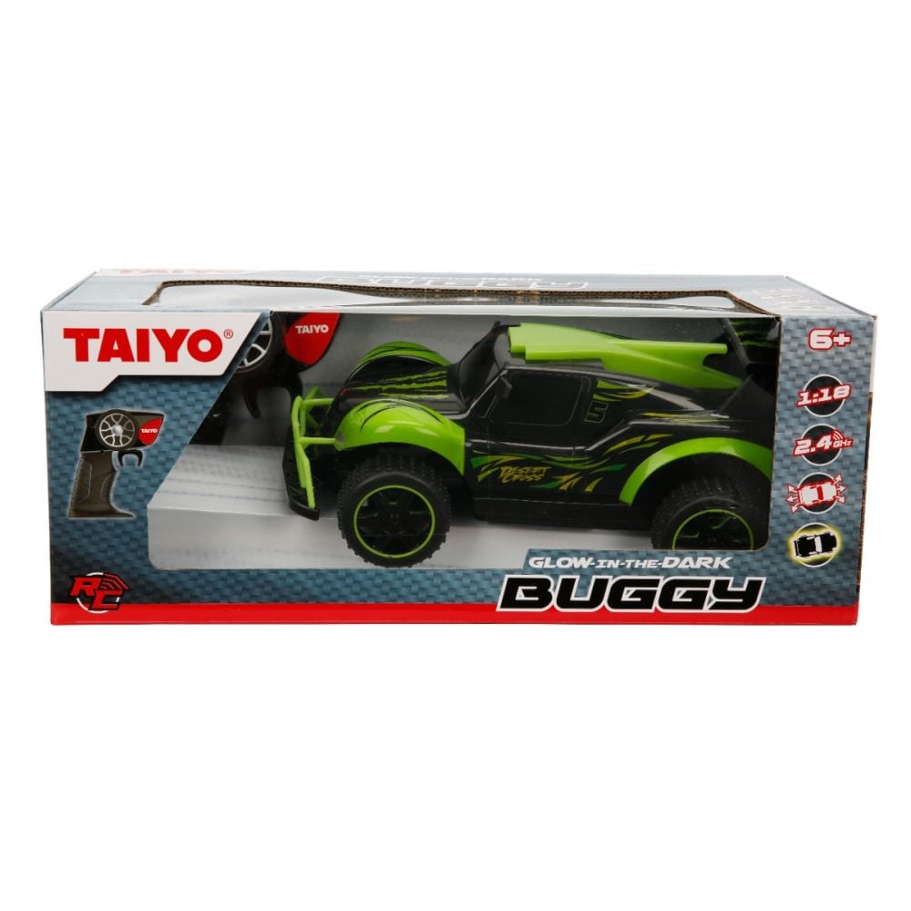 Masina cu telecomanda Buggy, Taiyo, Glow in the Dark, Desert Cross
