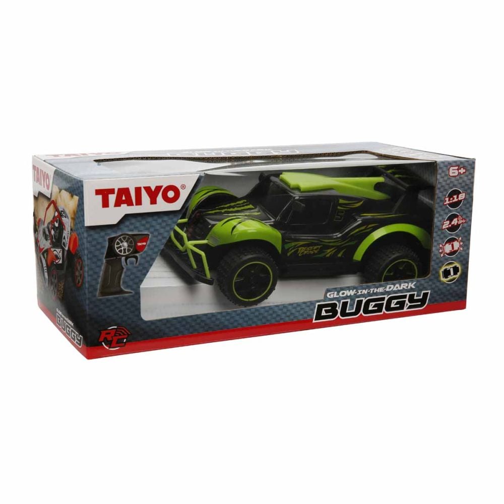 Masina cu telecomanda Buggy, Taiyo, Glow in the Dark, Desert Cross