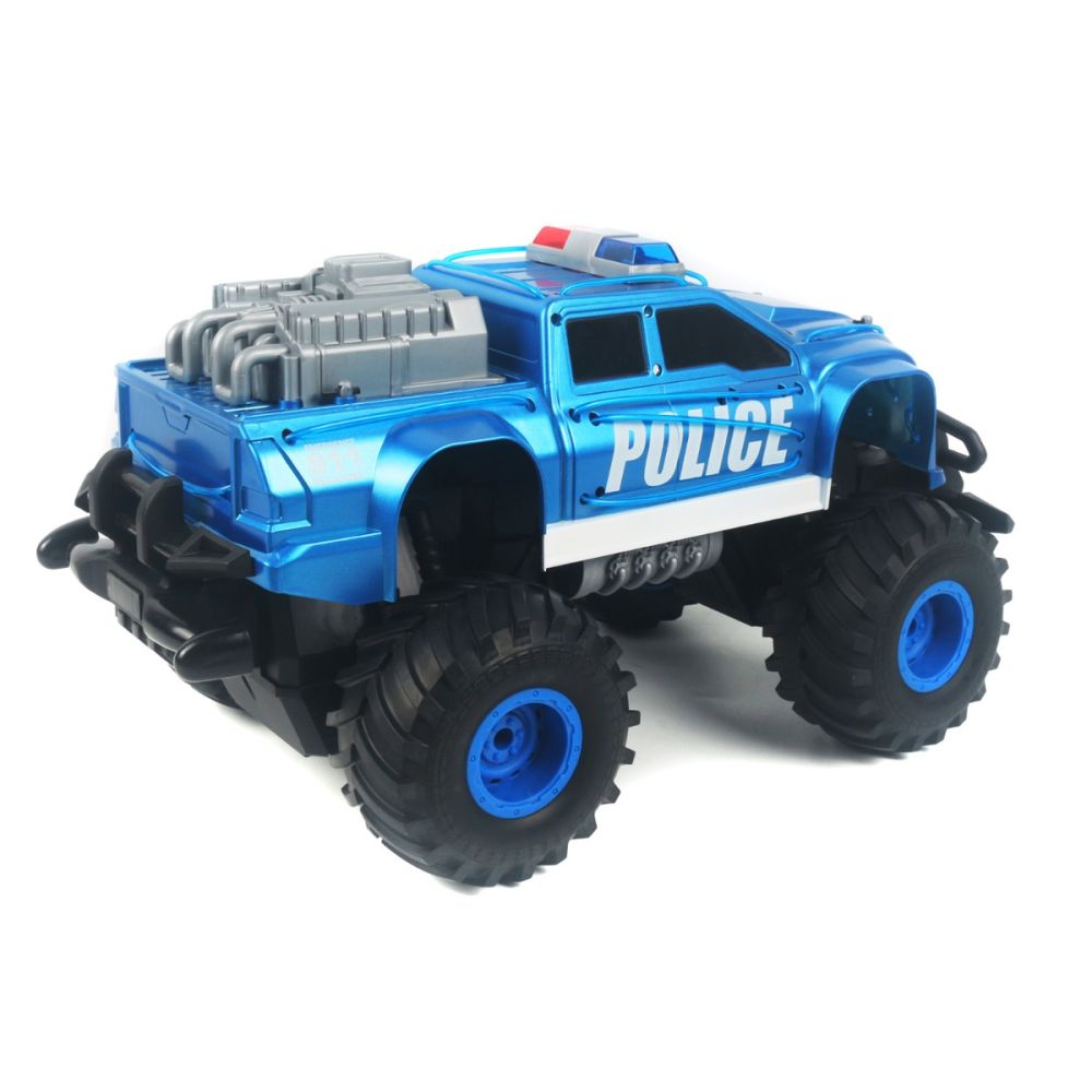 Masina de teren 4x4 cu telecomanda, Crazon, 1:14, Police