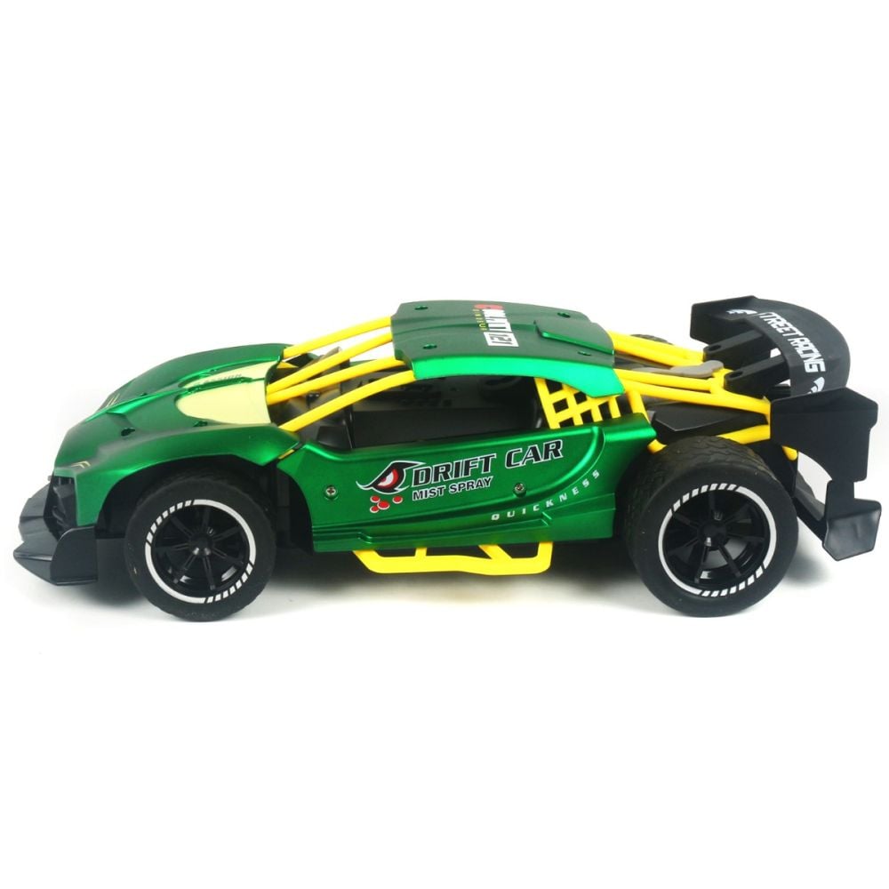 Masina de curse cu telecomanda, Crazon, Mist Spray, 1:14, Verde