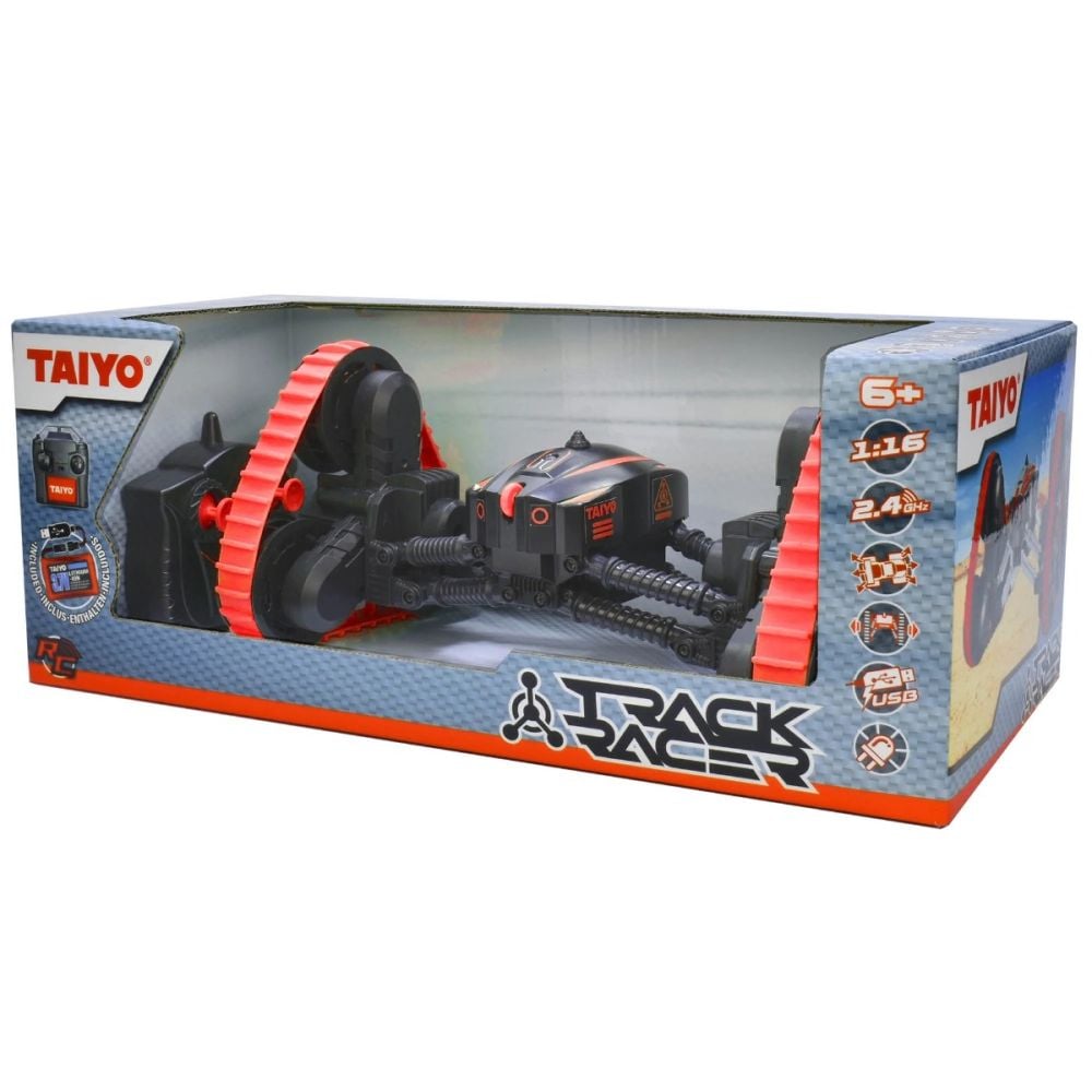 Masina cu telecomanda Track Racer, Taiyo, 1:16, Rosu