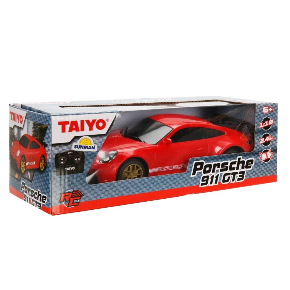 Masina cu telecomanda, Taiyo, Porsche 911 GT3, Rosu