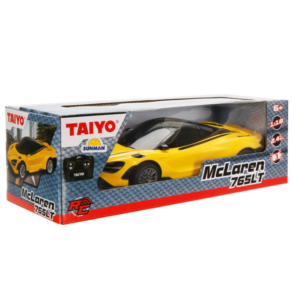 Masina cu telecomanda, Taiyo, McLaren 765LT, Galben