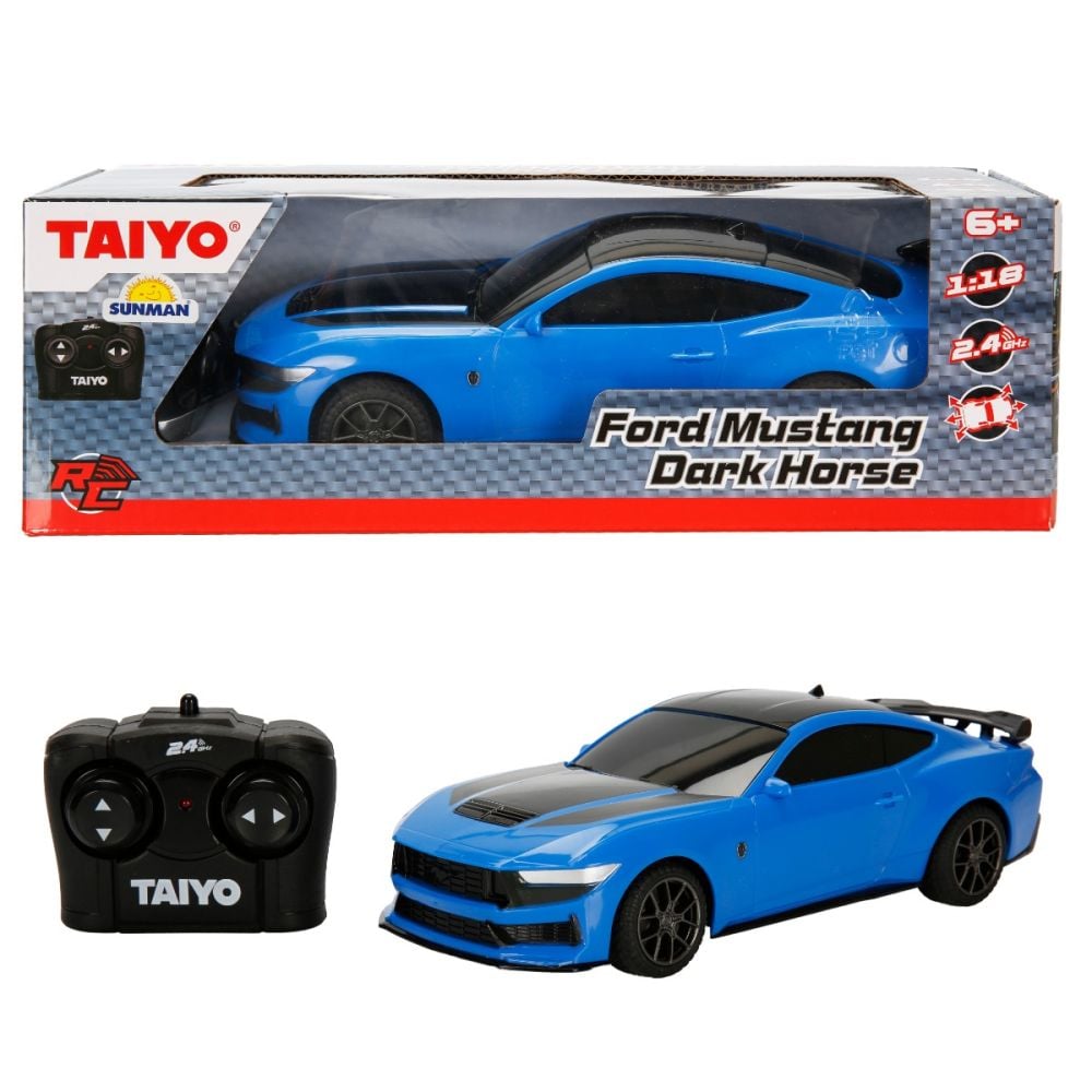 Masina cu telecomanda, Taiyo, Ford Mustang GTD Dark Horse, Blue