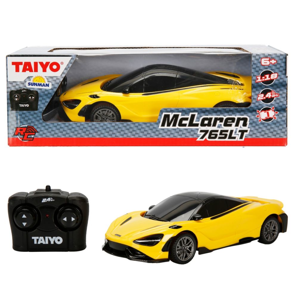 Masina cu telecomanda, Taiyo, McLaren 765LT, Galben