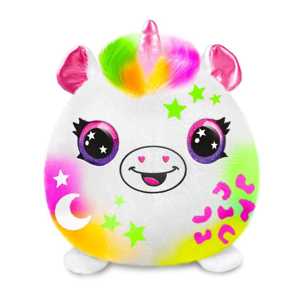 Jucarie de plus de colorat, Airbrush Plush, Neon, Unicorn, S2 | Noriel