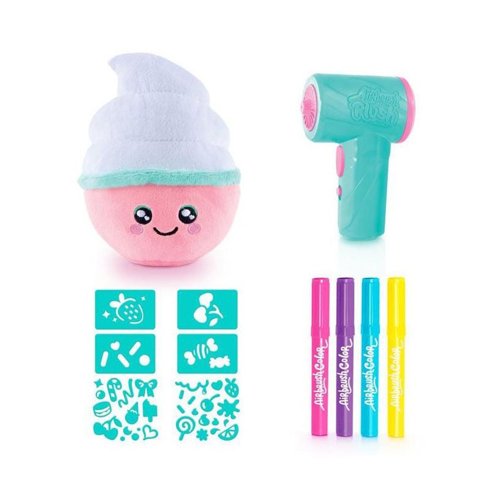 Jucarie de plus de colorat, Airbrush Plush, Food'tastic Squishy