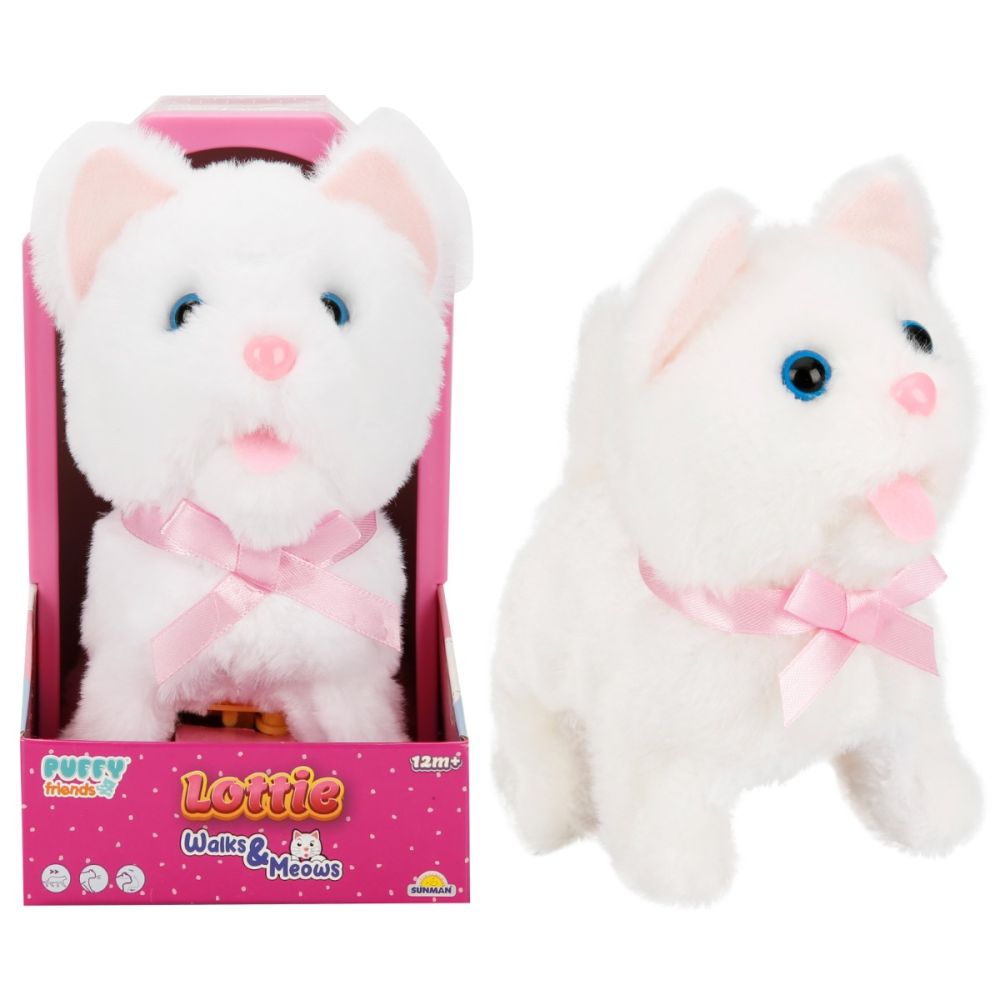 Jucarie de plus interactiva, Puffy Friends, pisicuta Lottie