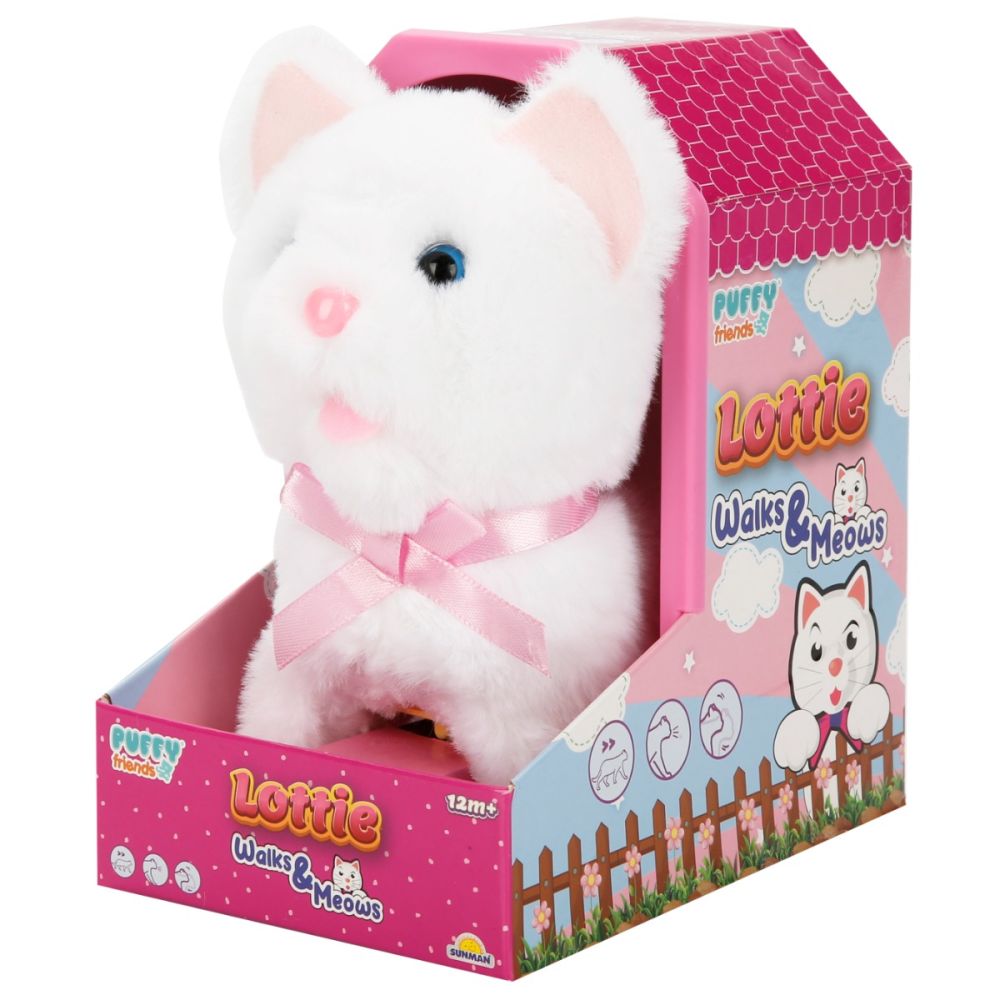 Jucarie de plus interactiva, Puffy Friends, pisicuta Lottie