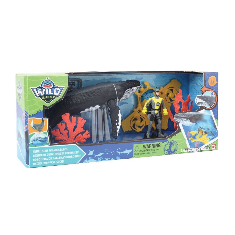 Set de joaca scafandru si balena, Wild Quest | Noriel