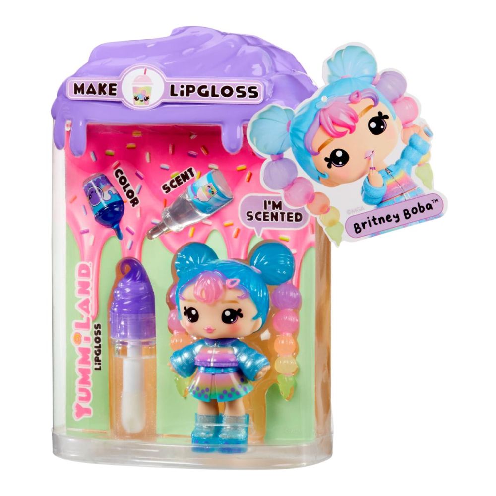 Papusa Yummiland, Lipgloss Doll S2, Britney Boba, 525455EUC
