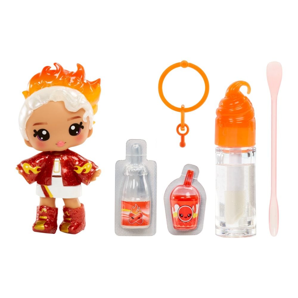 Papusa Yummiland, Lipgloss Doll S2, Amber Cinnamon, 525615EUC
