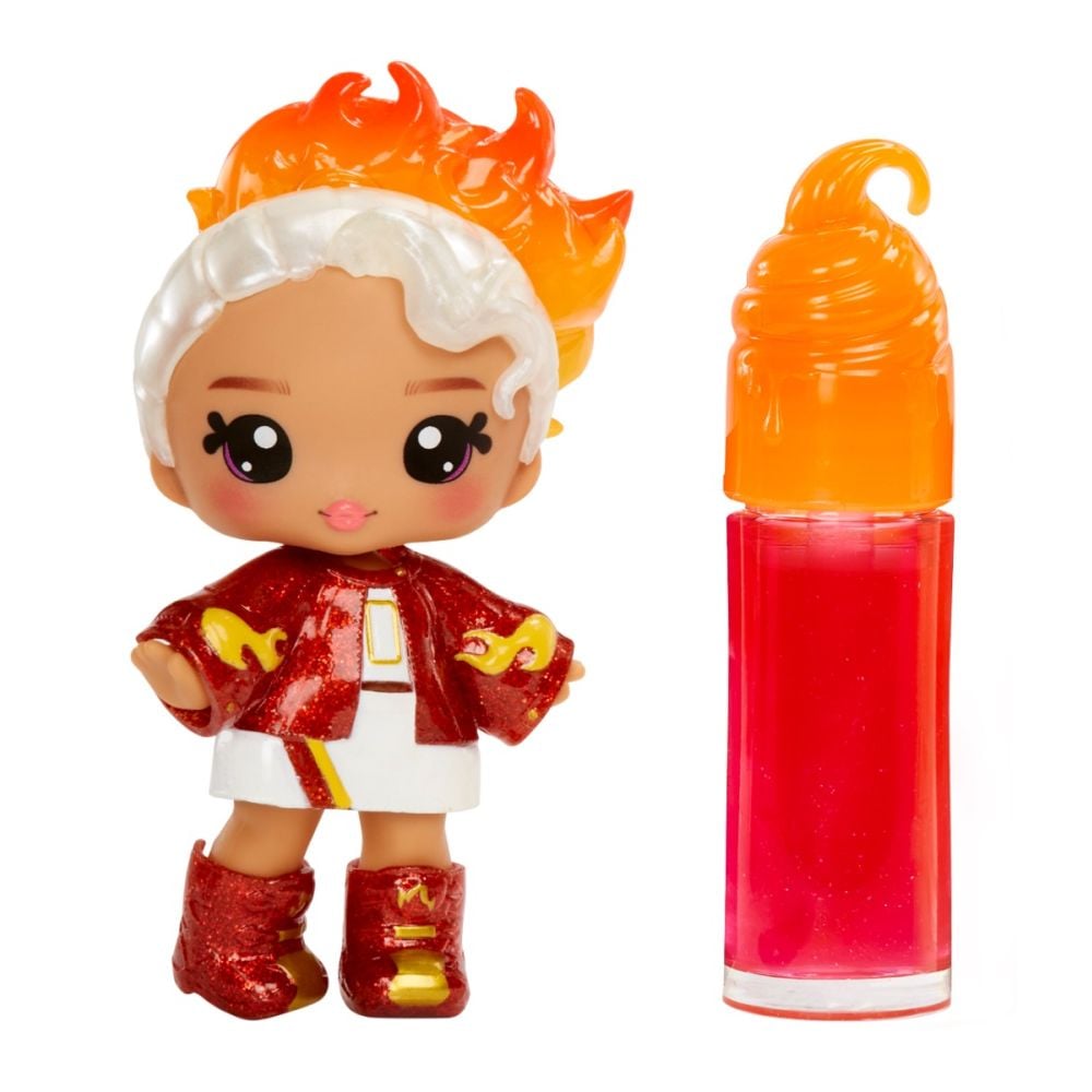 Papusa Yummiland, Lipgloss Doll S2, Amber Cinnamon, 525615EUC
