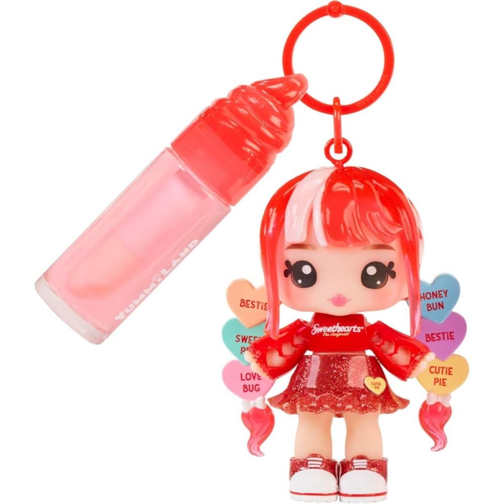 Papusa Yummiland, Lipgloss Doll Sweethearts, Ruby Hearts, 526438EUC