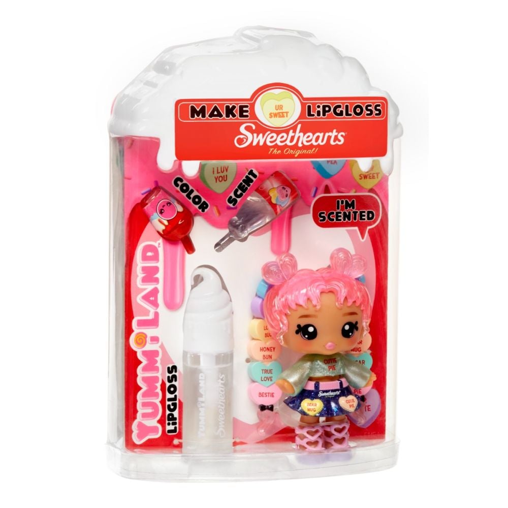 Papusa Yummiland, Lipgloss Doll Sweethearts, Lily Hearts, 526438EUC