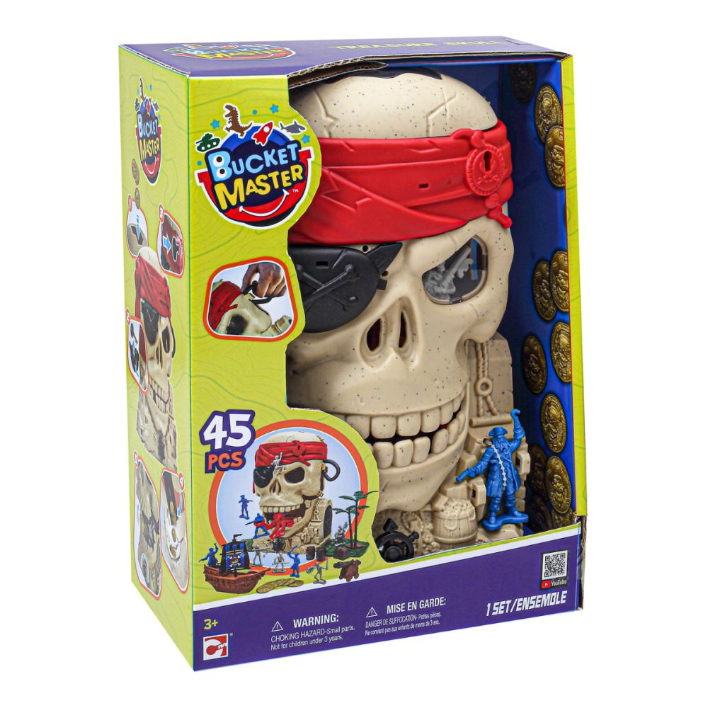 Set de joaca, Bucket Master, Comoara din craniu, 45 piese