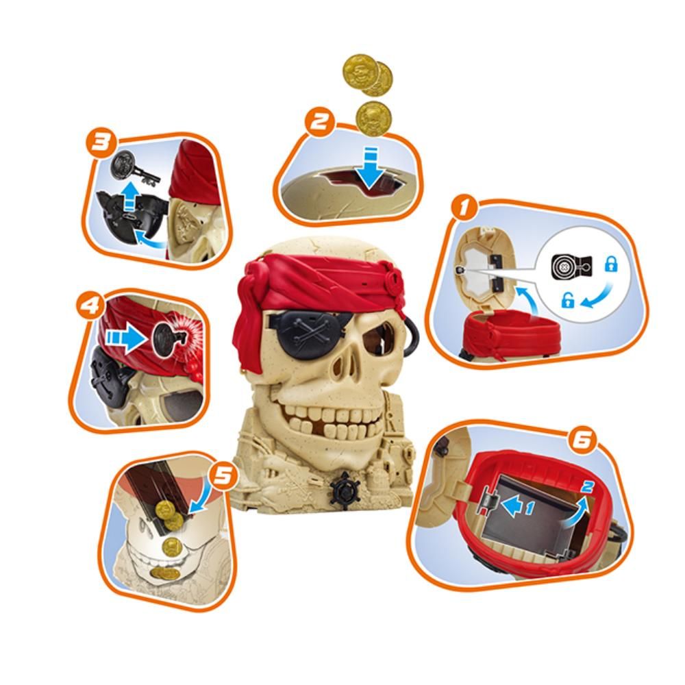 Set de joaca, Bucket Master, Comoara din craniu, 45 piese